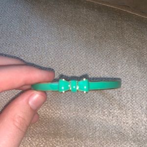 Kate Spade Teal Blue Bow Bangle
